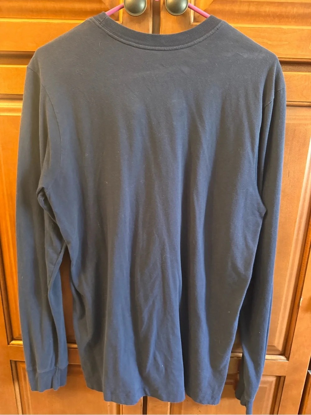 Nike Dri-Fit Tee in Navy with White Logo